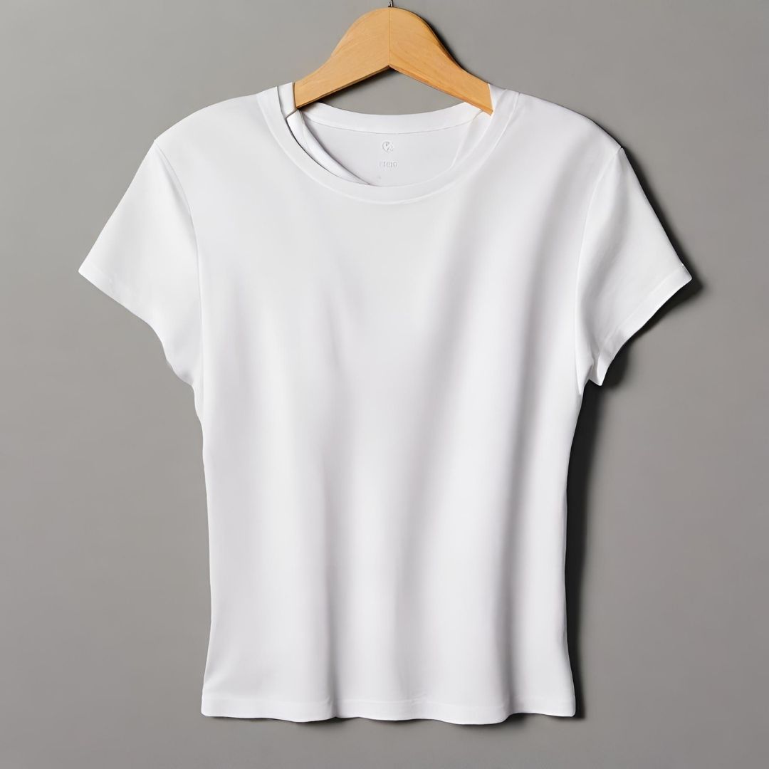 White Crew Neck T-Shirt